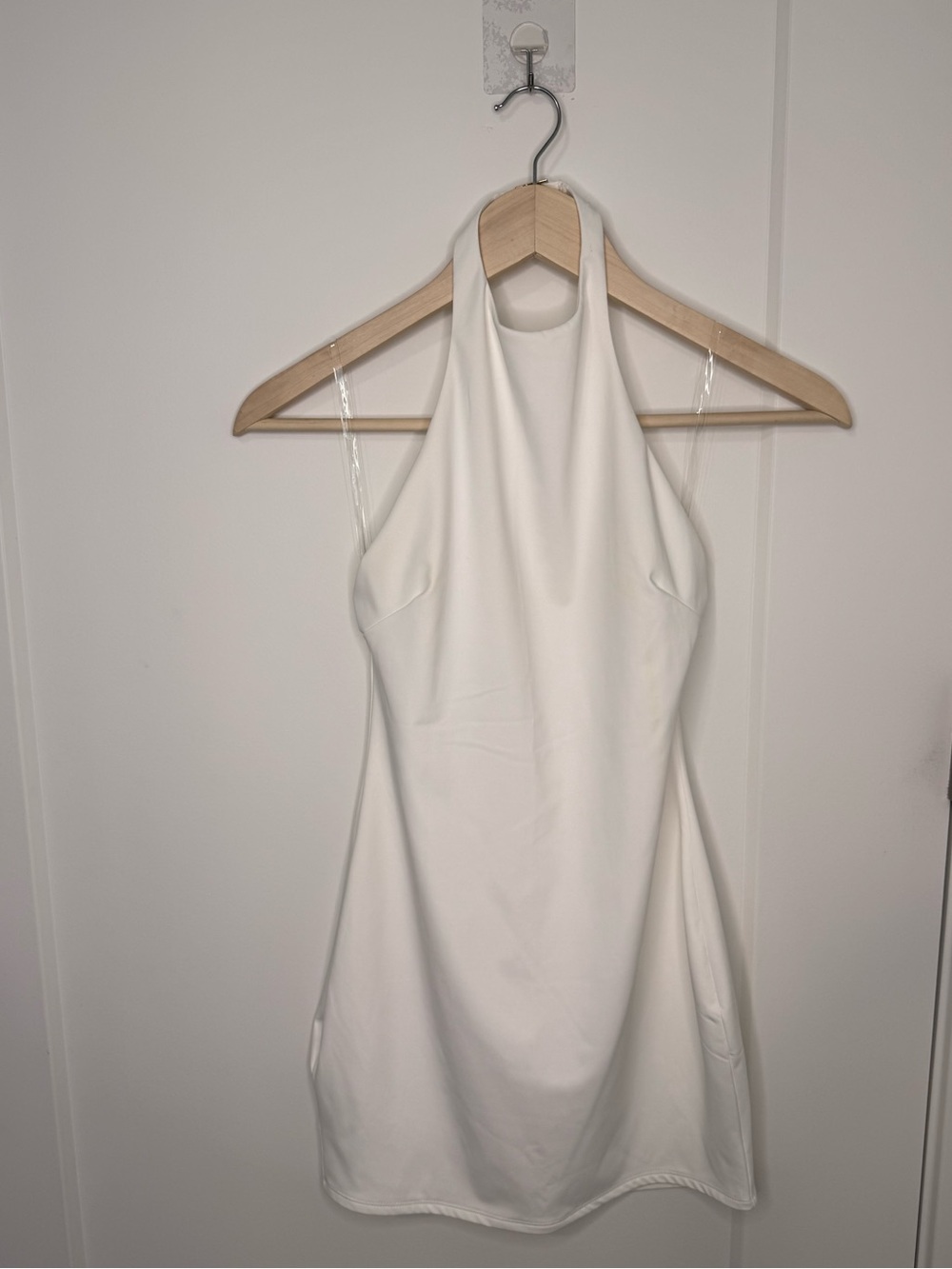 Fashion Nova White Flo Double Lined Micro Mini Dress - Size S